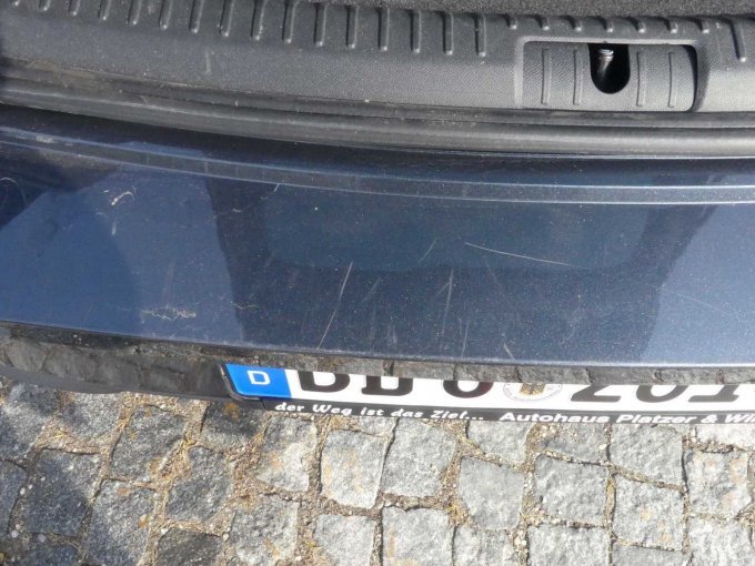 Stoßfänger hinten Kratzer