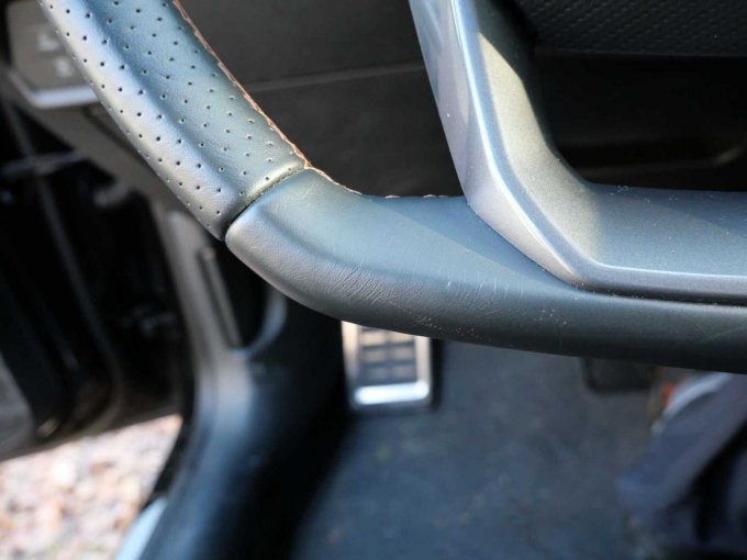 Gebrauchsspuren Lenkrad