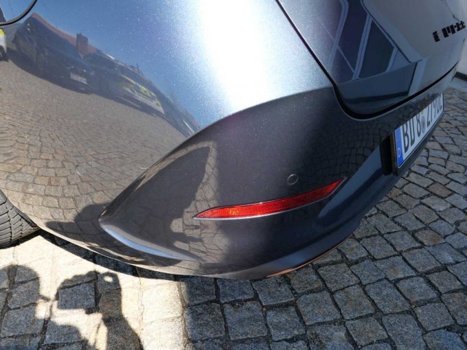 Beschädigung Heckstoßfänger links
