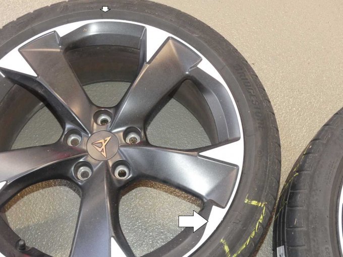 Beschädigung Sommerleichtmetallrad 2