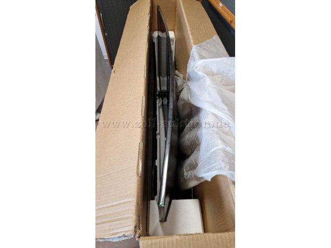 Oberansicht bei geöffneter Verpackung