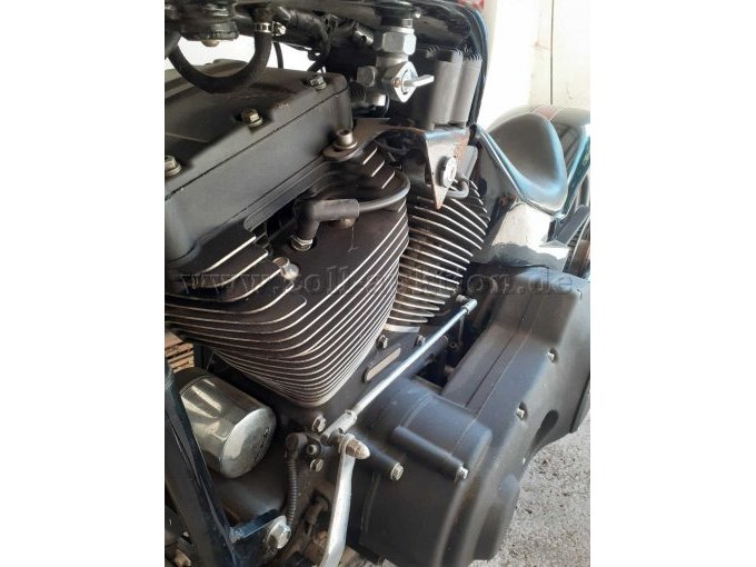 CustomBike Harley Davidson, Motor, Benzinhahn, Zündschloss