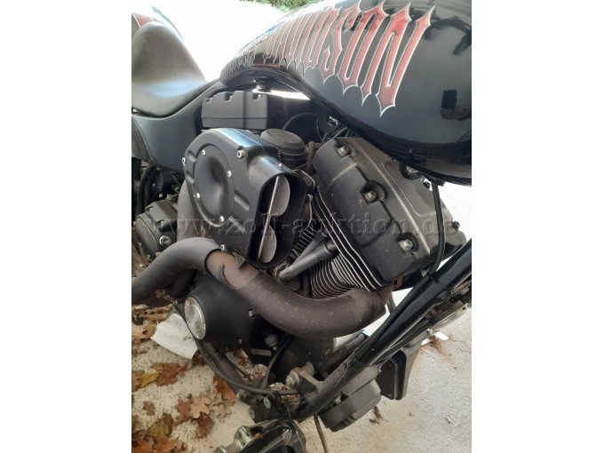 CustomBike Harley Davidson, Tank, Motor, Auspuffanlage