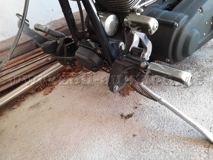 CustomBike Harley Davidson, Seitenständer