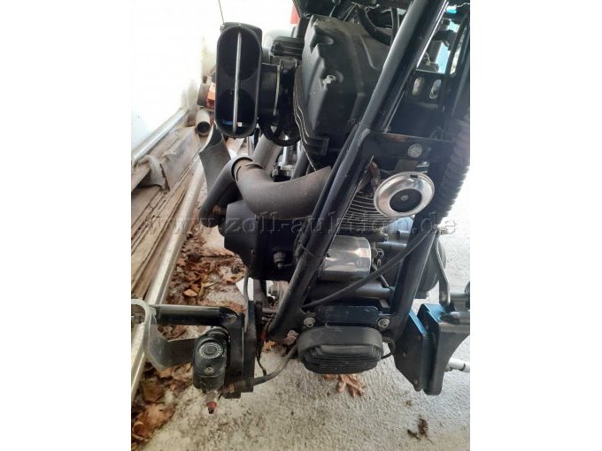 CustomBike Harley Davidson, Motor, Hupe, Auspuffanlage