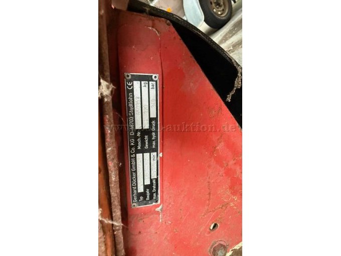 Typenschild Mähkopf I