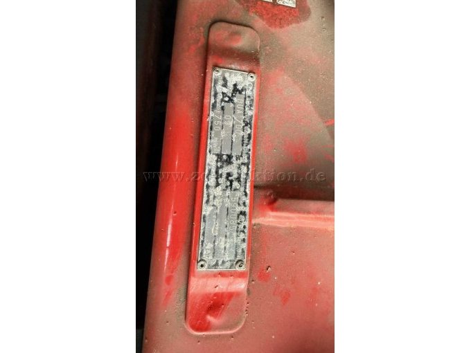 Typenschild Auslegmäher