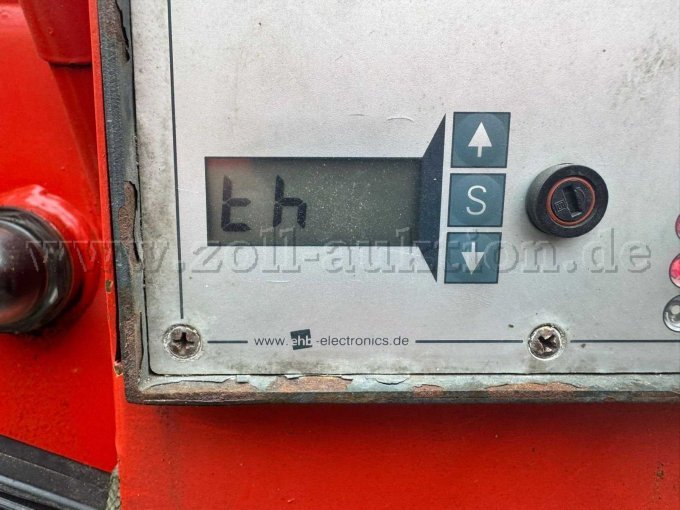 Displayanzeige zum Einstellen der Einzuggeschwindigkeit