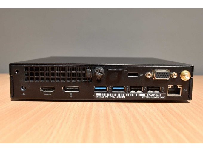 DELL OptiPlex 3050 MFF MFXX8
Ansicht von hinten der Anschlüsse