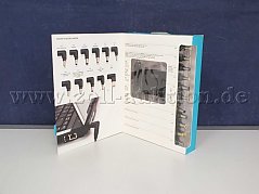 Gesamtansicht der Auktionsware von vorne aufgeklappt.