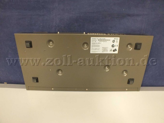 Ansicht der Unterseite mit Typenangaben des Herstellers