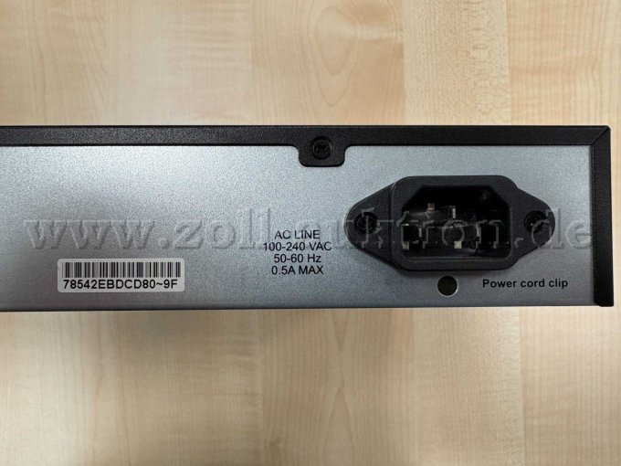 Rückseite Netzanschluss