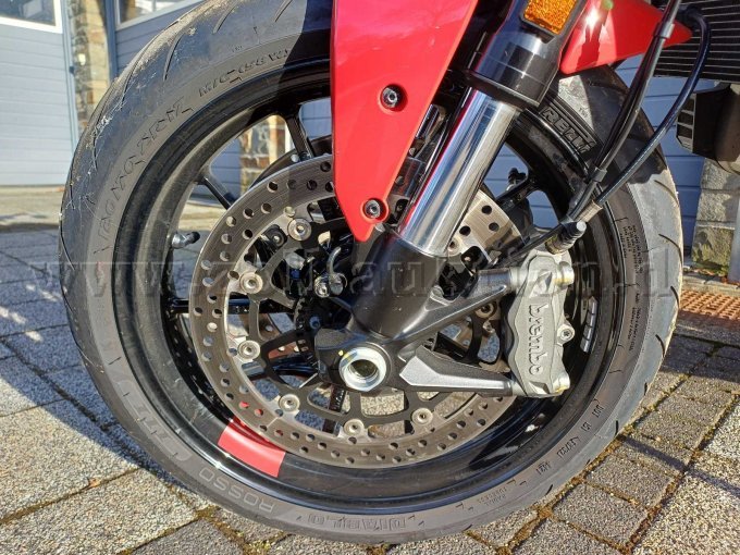Ducati Monster rot - Vorderrad linke Seite