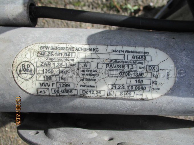 1 DUIS Anhänger SDAH geschl. Kasten – foto 10 – kavel bij Zoll-Auktion, Oldenburg