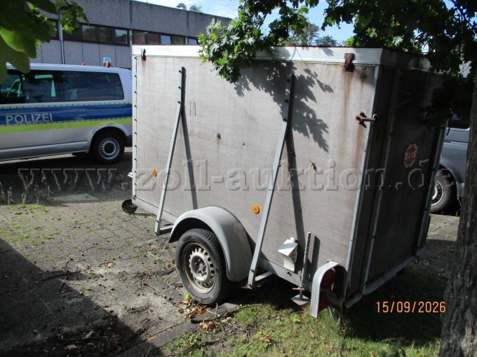 1 DUIS Anhänger SDAH geschl. Kasten – foto 6 – kavel bij Zoll-Auktion, Oldenburg