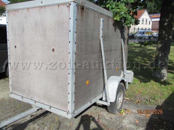 1 DUIS Anhänger SDAH geschl. Kasten – foto 7 – kavel bij Zoll-Auktion, Oldenburg