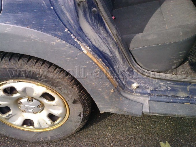 Rost Einstieg hinten