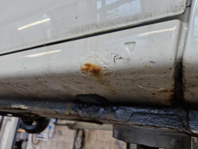 Rost am Schweller