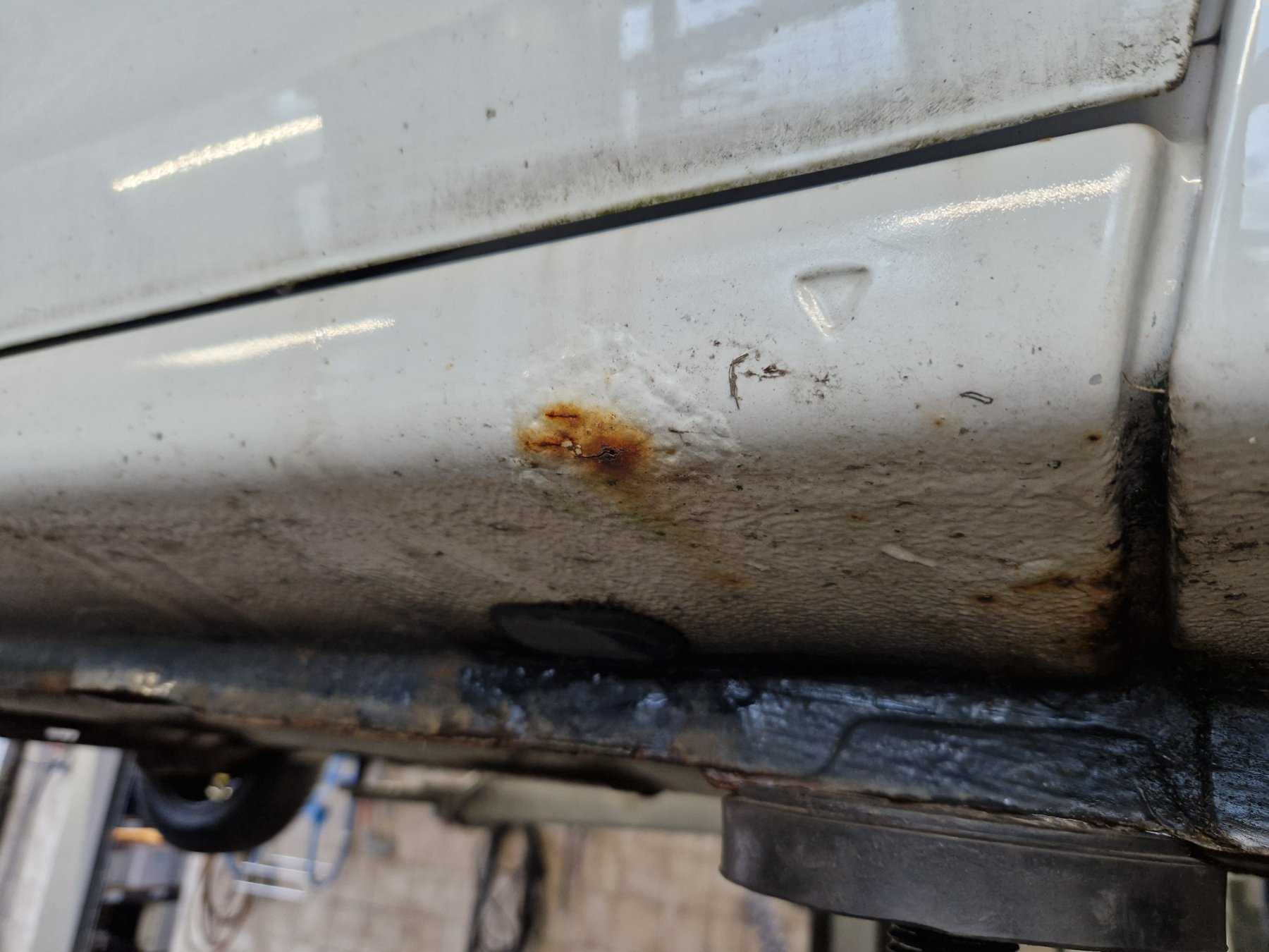Rost am Schweller