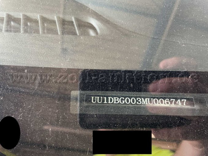 Dacia Spring Elektro / Fahrzeug ID Nummer
