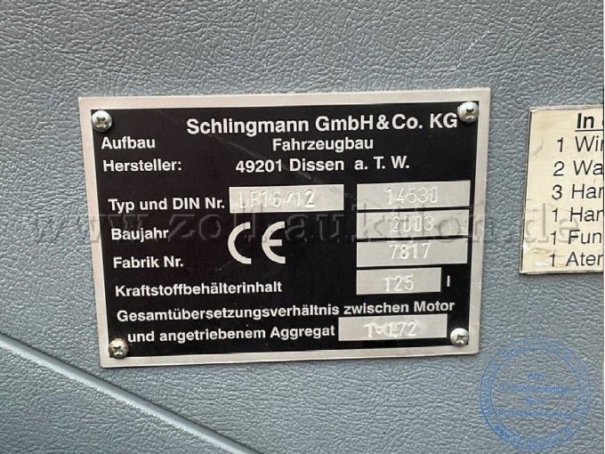 Typenschild 2