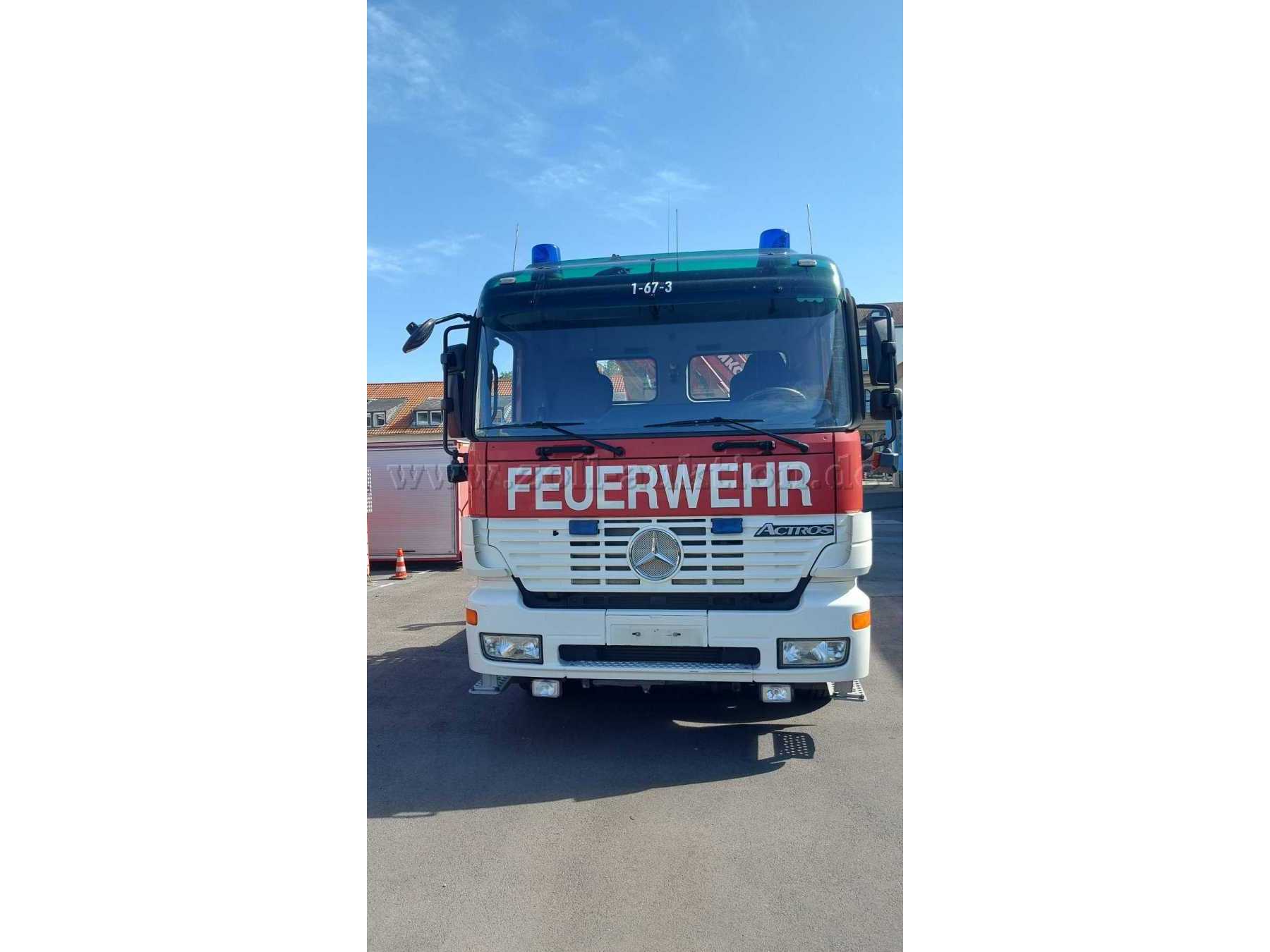 Wechsellader Fahrzeug Ansicht von vorne