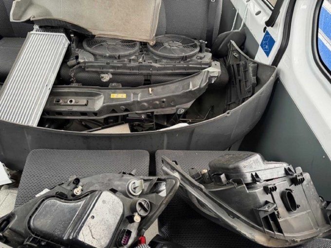 Ansicht Ersatzteile Scheinwerfer