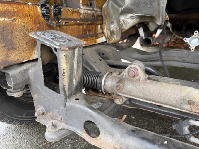 Ansicht Motorraum Lenkgetriebe