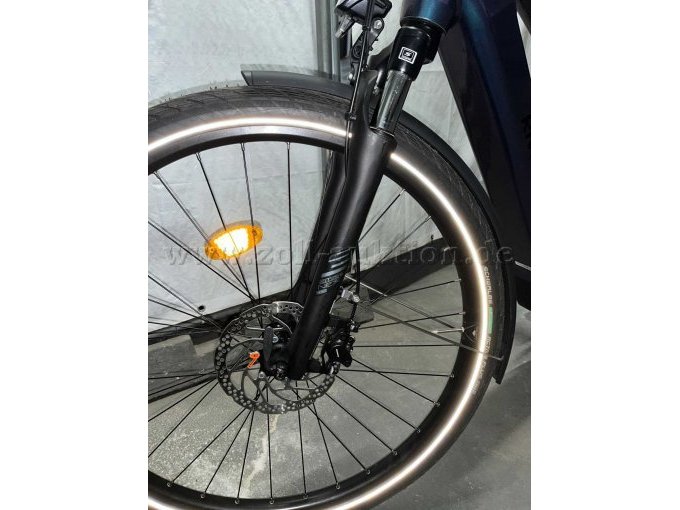 Vorderrad und Gabel linke Ansicht