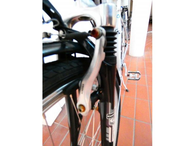 Damenfahrrad City Star_ Ansicht auf Handbremse vorn