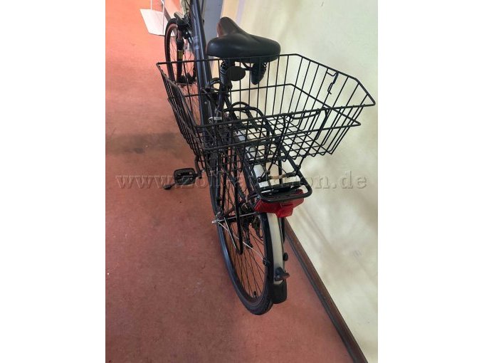 Das Fahrrad von hinten