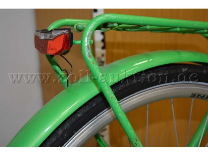 Hinterrad mit Gepäckträger