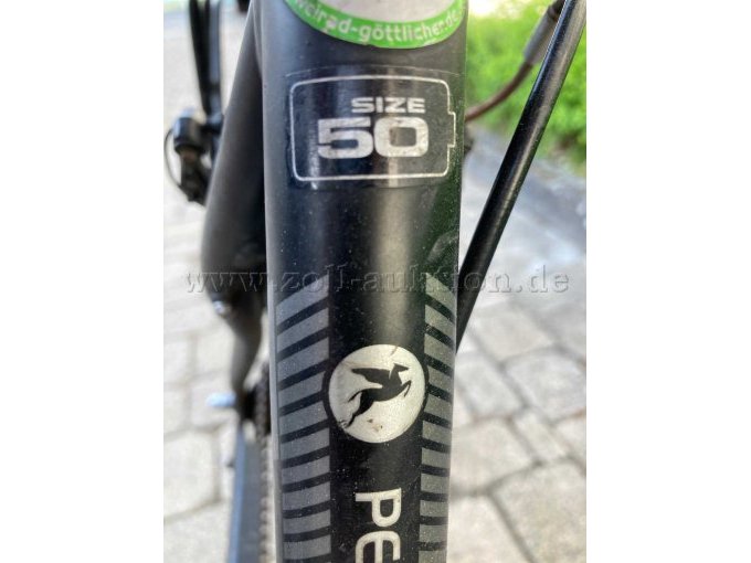 Aufdruck Rahmengröße am Sitzrohr