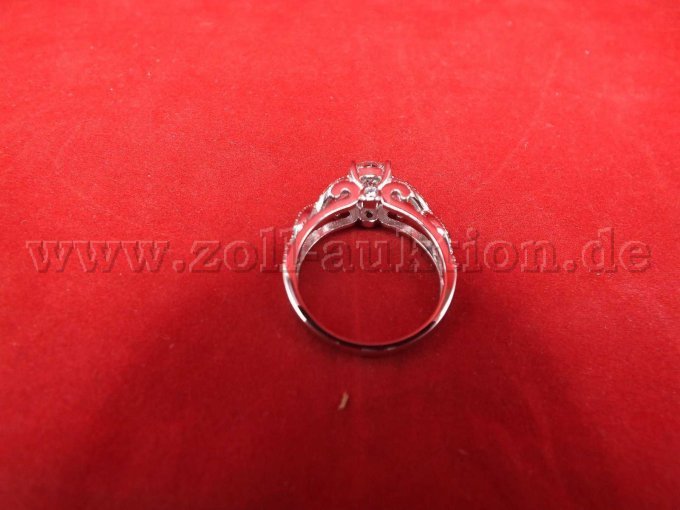 1 Damenring, Modell MYBELLA 1 CT Moissanite, 925 Sterling Silber – foto 6 – kavel bij Zoll-Auktion, Paderborn