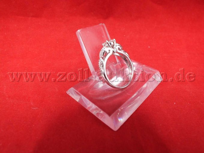 1 Damenring, Modell MYBELLA 1 CT Moissanite, 925 Sterling Silber – foto 5 – kavel bij Zoll-Auktion, Paderborn