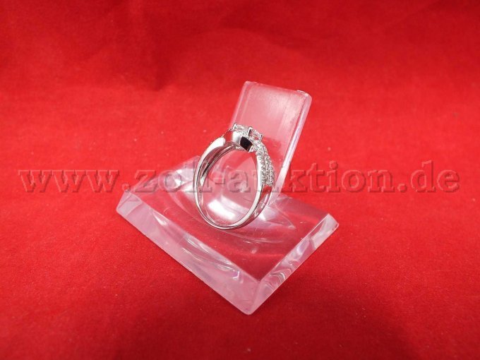 1 Damenring, Modell MYBELLA 1 CT Moissanite, 925 Sterling Silber – foto 4 – kavel bij Zoll-Auktion, Paderborn