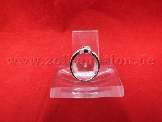 1 Damenring, Modell MYBELLA 1 CT Moissanite, 925 Sterling Silber – foto 3 – kavel bij Zoll-Auktion, Paderborn