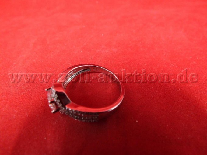 1 Damenring, Modell MYBELLA 1 CT Moissanite, 925 Sterling Silber – foto 8 – kavel bij Zoll-Auktion, Paderborn