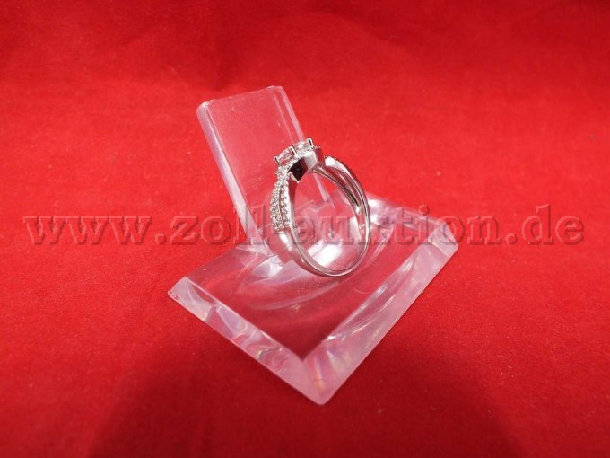 1 Damenring, Modell MYBELLA 1 CT Moissanite, 925 Sterling Silber – foto 5 – kavel bij Zoll-Auktion, Paderborn