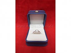 Damenring, Modell MYBELLA 1 CT Moissanite, 925 Sterling Silber