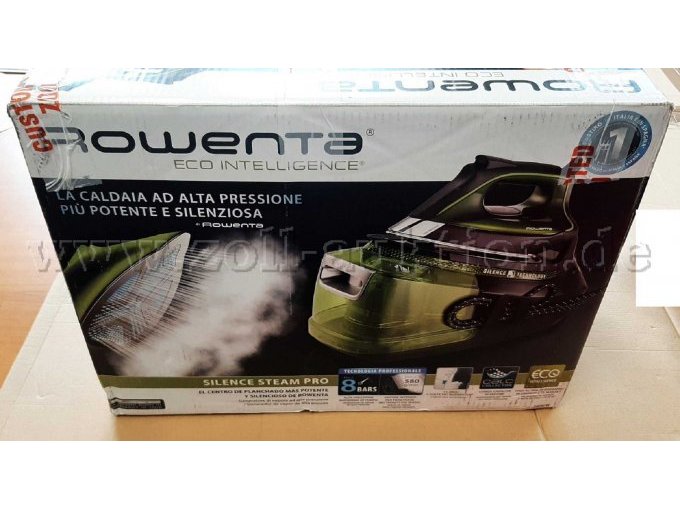 Verpackung Dampfbügelstation Rowenta