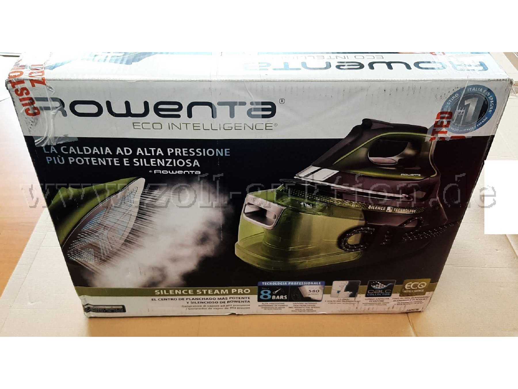 Verpackung Dampfbügelstation Rowenta