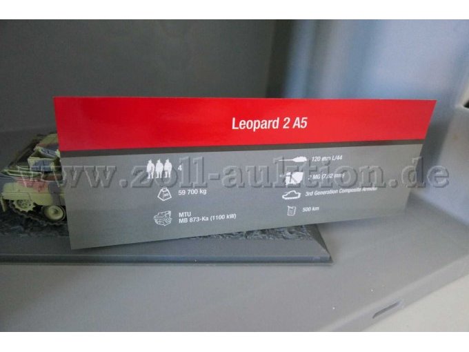 Leopard 2 A5 3./Pz.Btl. 104, Task Force "Zur" Orahovac (Kosovo) - 2000 Beschreibung