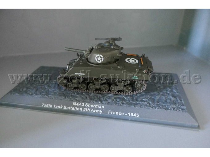 M4A3 Sherman Ansicht von der Seite