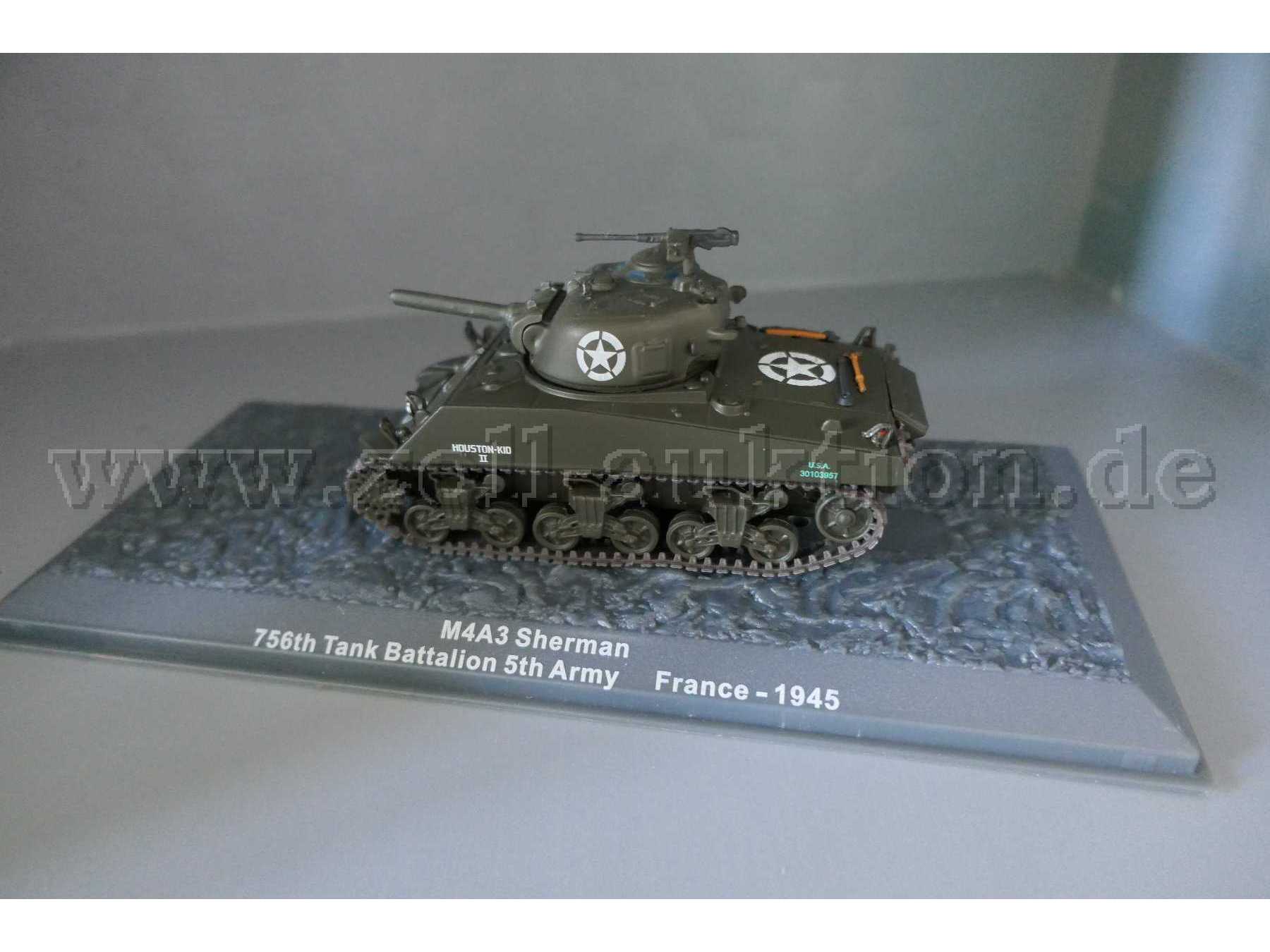 M4A3 Sherman Ansicht von der Seite