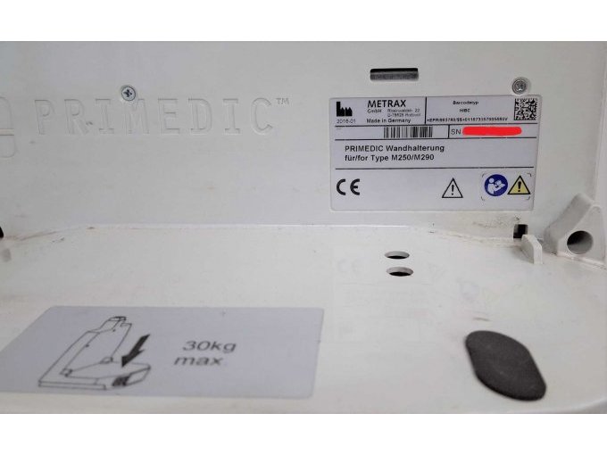 Wandhalterung Typenschild