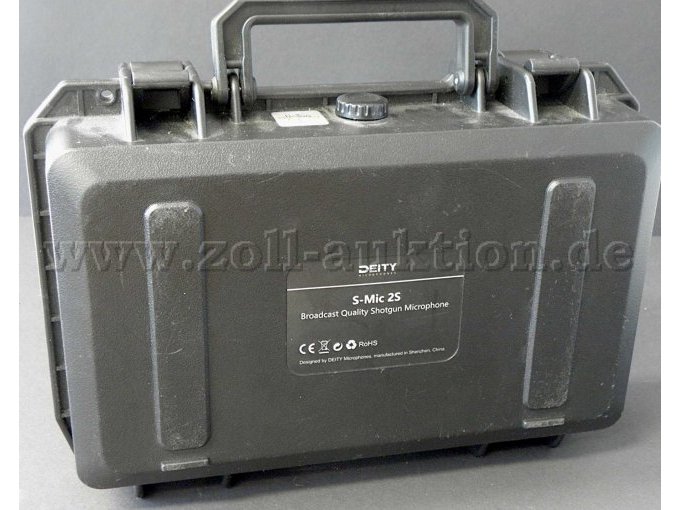 Deity S-Mic 2S Shotgun Mikrofon im robusten Koffer Ansicht Rückseite