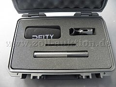 Deity S-Mic 2S Shotgun Mikrofon im robusten geöffneten Koffer