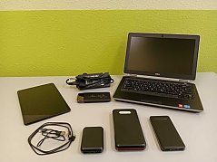 Notebook, Tablet und Powerbanks