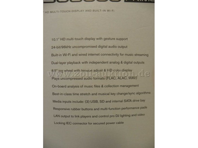 Denon SC6000 Prime. Features